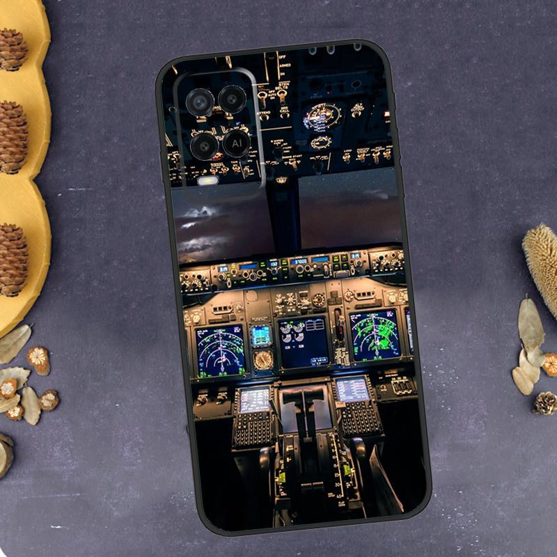 Airplane Pilot Phone Case For Oppo A79 A18 A38 A58 A78 A98 A17 A40 A60 A80 A16 A76 A96 A15 A74 A94 A54 A77
