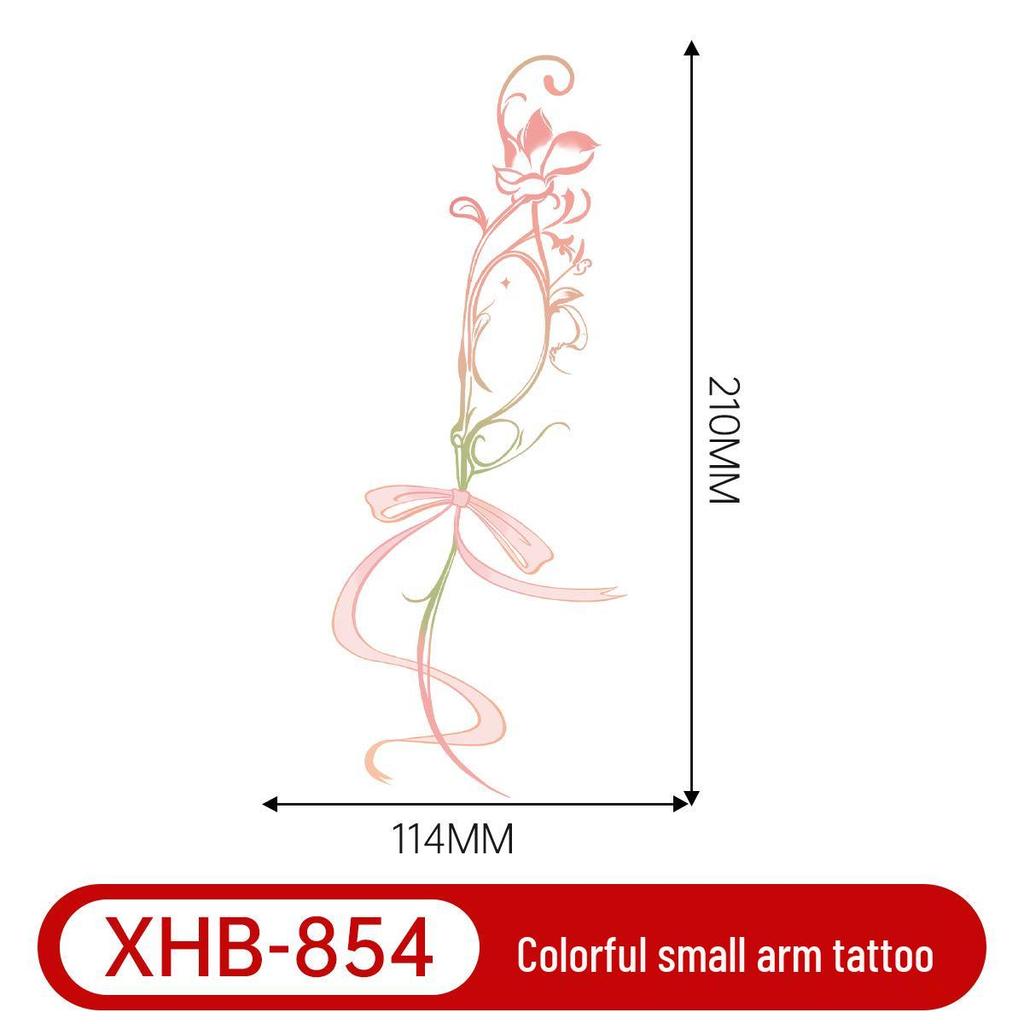Colorful Butterfly Tattoo: Long-lasting, Waterproof, Semi-permanent Arm Art for a Fresh, Cool Look