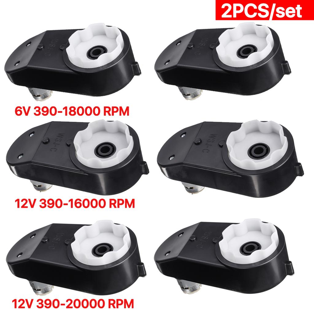 2 Piezas De Caja De Cambios Para Niños 550 12V Motor 40000RPM Motor Eléctrico Con Caja De Engranajes Rs550 Dc Motor Match Ninos Ride On Juguetes