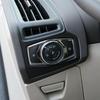 For Ford Escape 2013- Chrome Titanium Headlight Switch Control Frame Cover