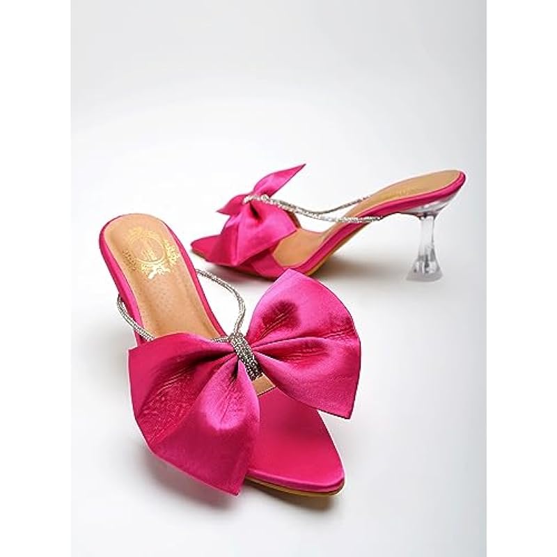 Shoetopia Womens Ultra Pink Heeled Sandal - 7 Uk (Ultra-Pink) 7 UK розовый