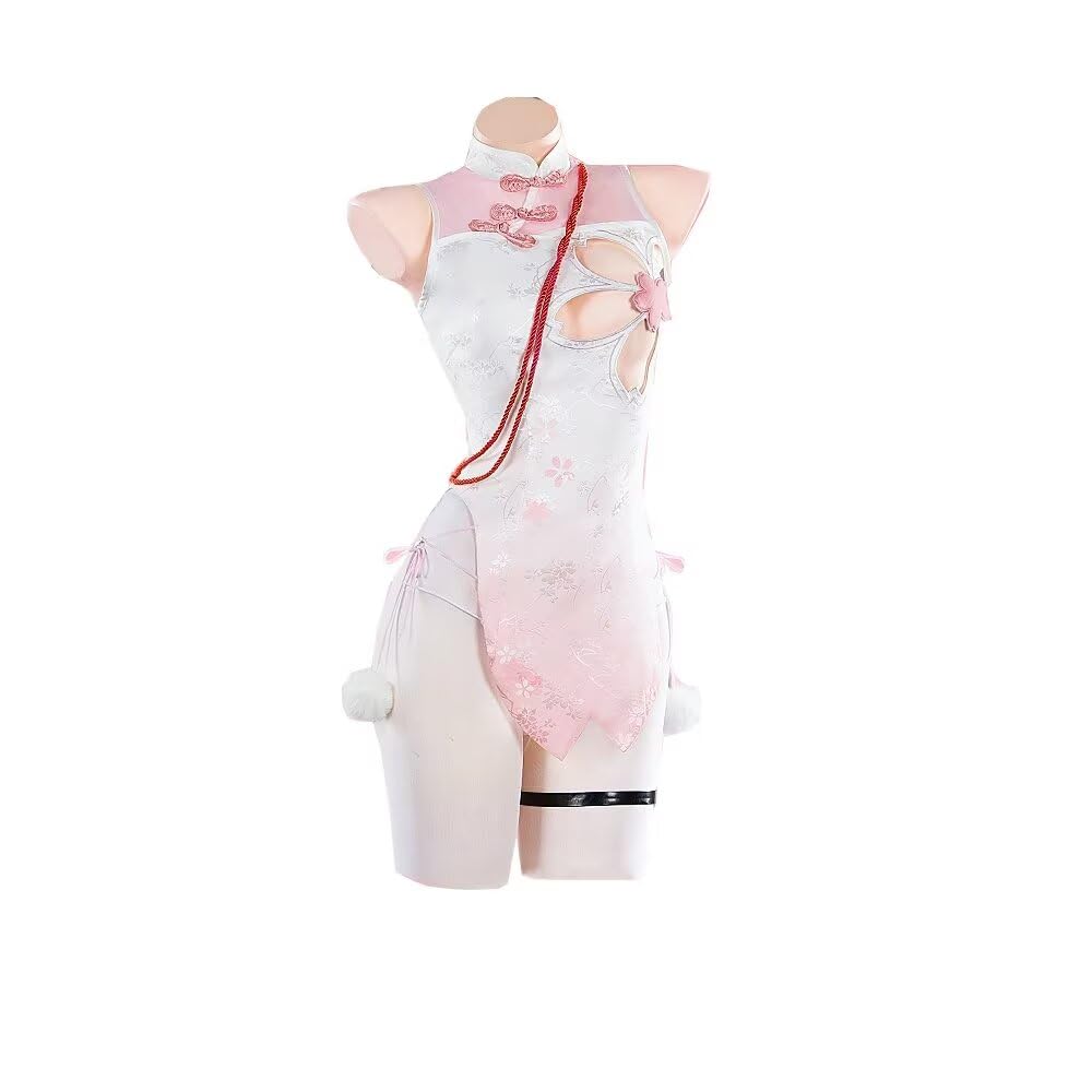 Pupubanbanya Lavender Nagato Cosplay Costume, Christmas Halloween Costume, Cheongsam, Size S/M