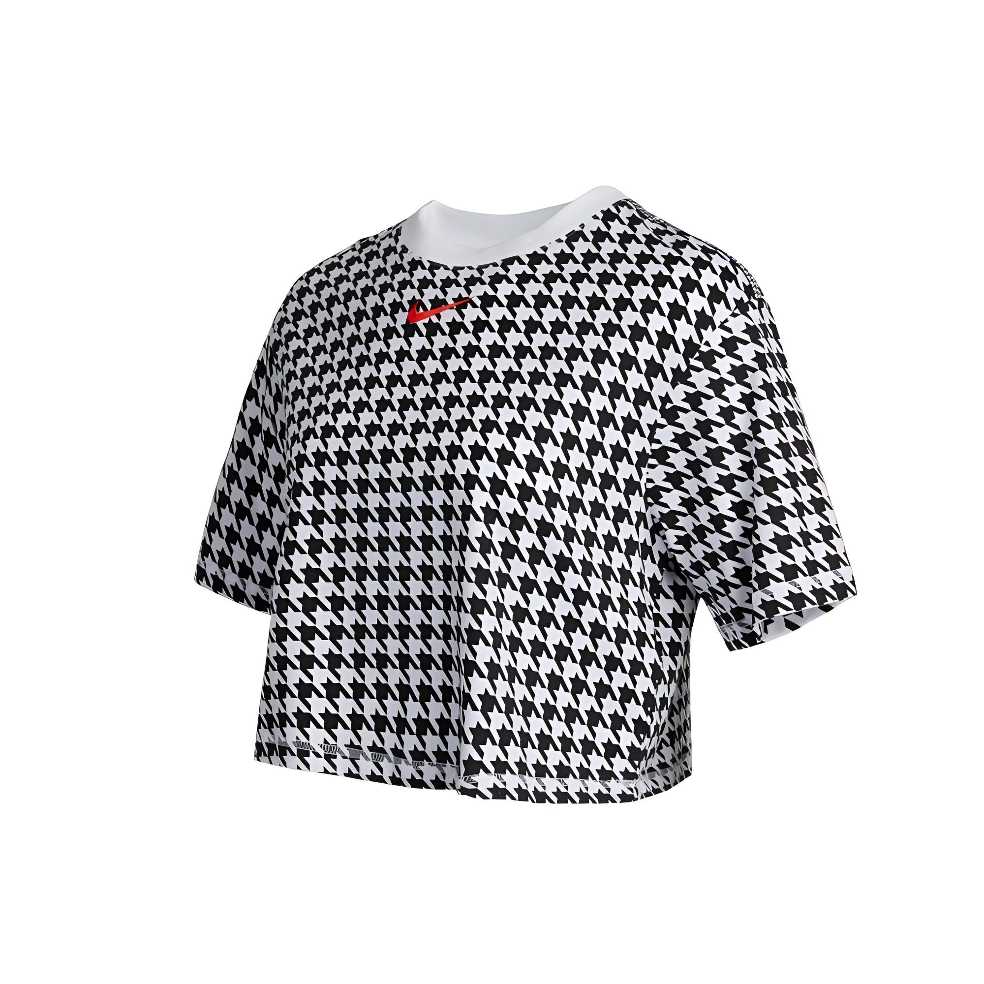 

Укороченная футболка с коротким рукавом Nike Sportswear Icon Clash с короткими рукавами, женские топы, черные DD5034-100 S