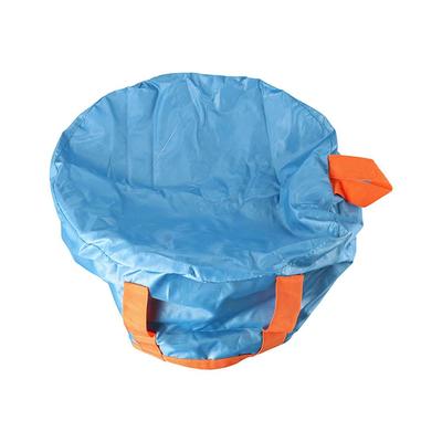 Waterproof Folding Washing Basin Pot Water Bags Polyester Collapsible Bucket Wash Basin Folding Bucket for Outdoor Hiking