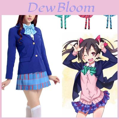 Costume de Cosplay Respirant Love Live Kousaka Honoka Yazawa Niko Nishikino Maki Avec des Coutures Parfaites