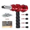 Aluminum Zinc Zinc Alloy Rivet  Adapter 2.4mm-4.8mm Riveting Machine Cordless Rivet  Automotive Maintenance