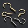20Pcs Ceiling Cups Hook Picture Frame Lamp Light Curtain Eyebolt Screw in Spiral Hanger Self-Tapping Screw Hook 20/23/29/33/38mm