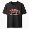 2026 Summer New Style Jesus Truth and Life Men's T-shirt Fashionally Popular Round-neck Men's and Women's Matching Printed Te...