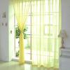 1 Pezzo Tasca per Asta Tenda Arcobaleno Tenda in Garza Monocolore per Soggiorno Voile Trasparente Decorazione Matrimonio Tulle per Finestra Camera da Letto Moderna