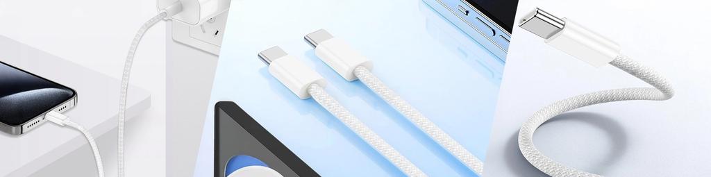 Original Apple A2795 Usb-C Charging Cable 1M 60W For Iphone 15/16 Fast Charging White