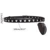 LOVE Heart Belt Women Belt Bag Cool Waist Belt Punk Waistband Female Accessories