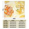 Cookie Run Kingdom Game Blanket Soft Warm Novelty Plush Throw Blanket For Couch Chair Picnic Flannel Bedspread Bed Cover