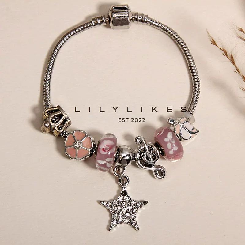 Elegant Women's Bracelet – Luxury Retro Beaded Design with Panjia Style for a High-End, Exquisite Feel.