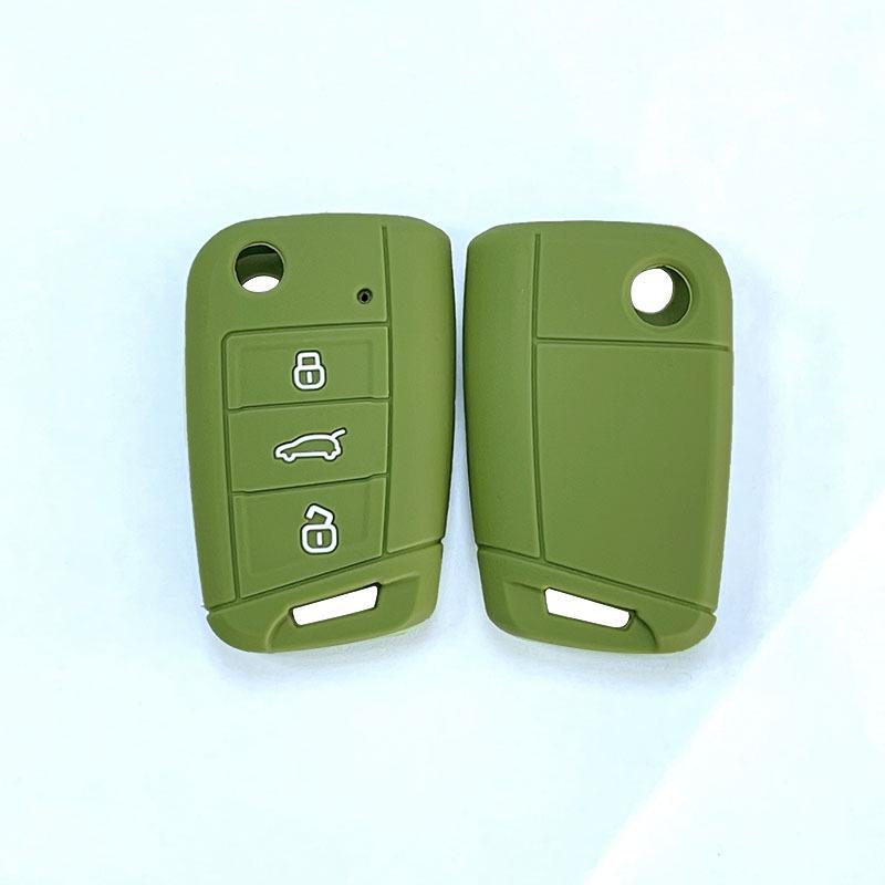 

Силиконовый чехол для ключей для Volkswagen Golf 6, Golf 7, Lingdu, Lavida, GTI, Tanyue B hollow label