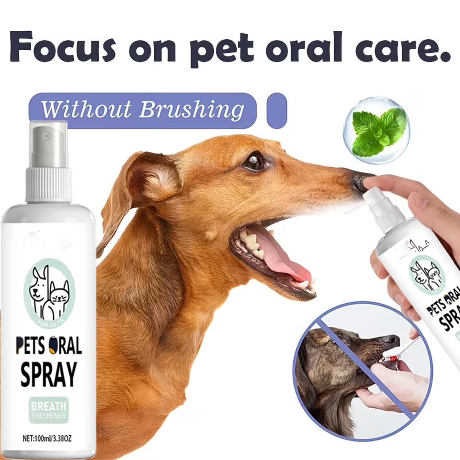 

Спрей для чистки зубов и полости рта у животных 100 мл one size белый