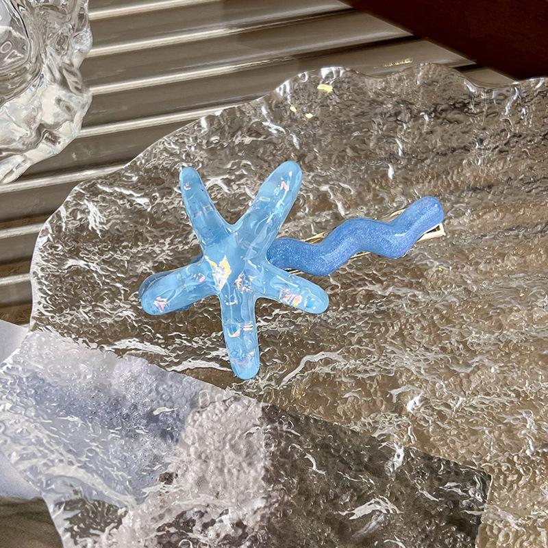 1/4 Pcs Fashion Sweet Geometric Pentagram Hair Claws For Women Girls Party Hair Accessories