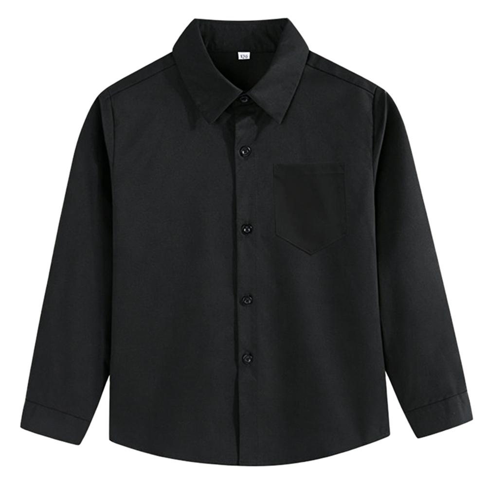 3-15 Years Kids Boys Solid Color Shirt 120