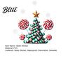 Colorful Candy Patterned Decals Christmas Tree Window Static Sticker Waterproof PVC Removable Cane Holiday Stickers Glass Clings Decorative