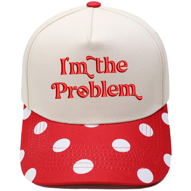 I'm the Problem Fun Embroidery Color Matching Truck Driver Hat Men's and Women's Casual Shade Baseball Cap