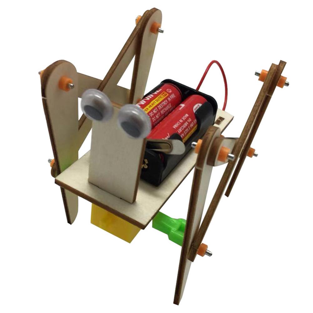 Wooden Robot Eating Coin STEM Electric DIY Student Educational Teaching Kit Experiment Assembled Education Learning Supplies