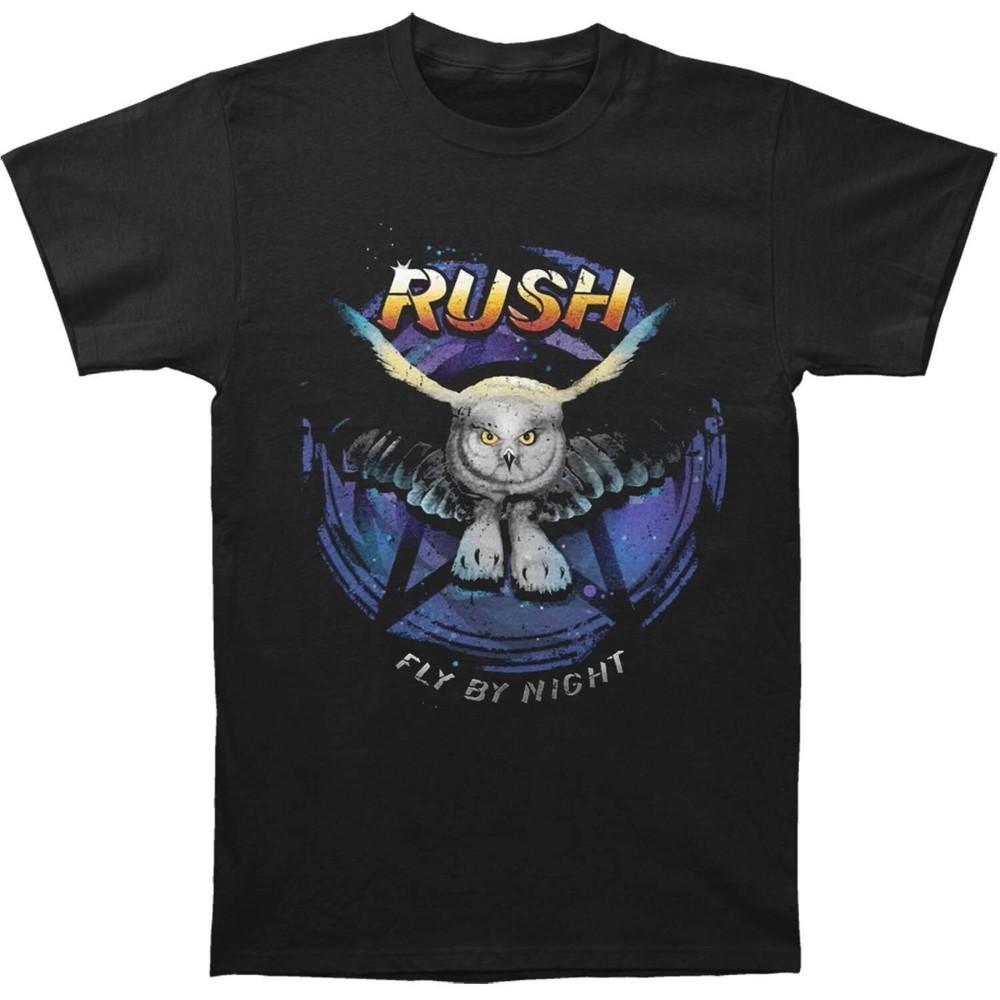 

Футболка Rush Band Fly By Night Черная Мужская A418 2XL