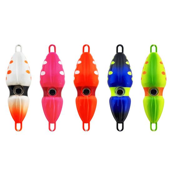 5.7CM/60G Metal Jigging Lure Sinking Long Casting Realistic 3D Eyes Luminous Peanut Artificial Hard Bait