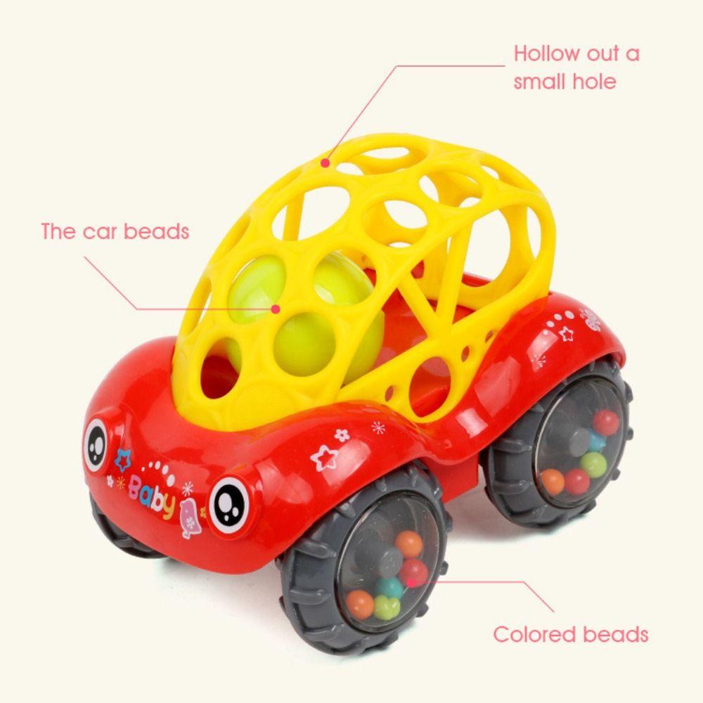 Plastic Soft Shell Bucket Truck Toys Car Shape Shaking Bell Kids Toy  Toddler Toys
