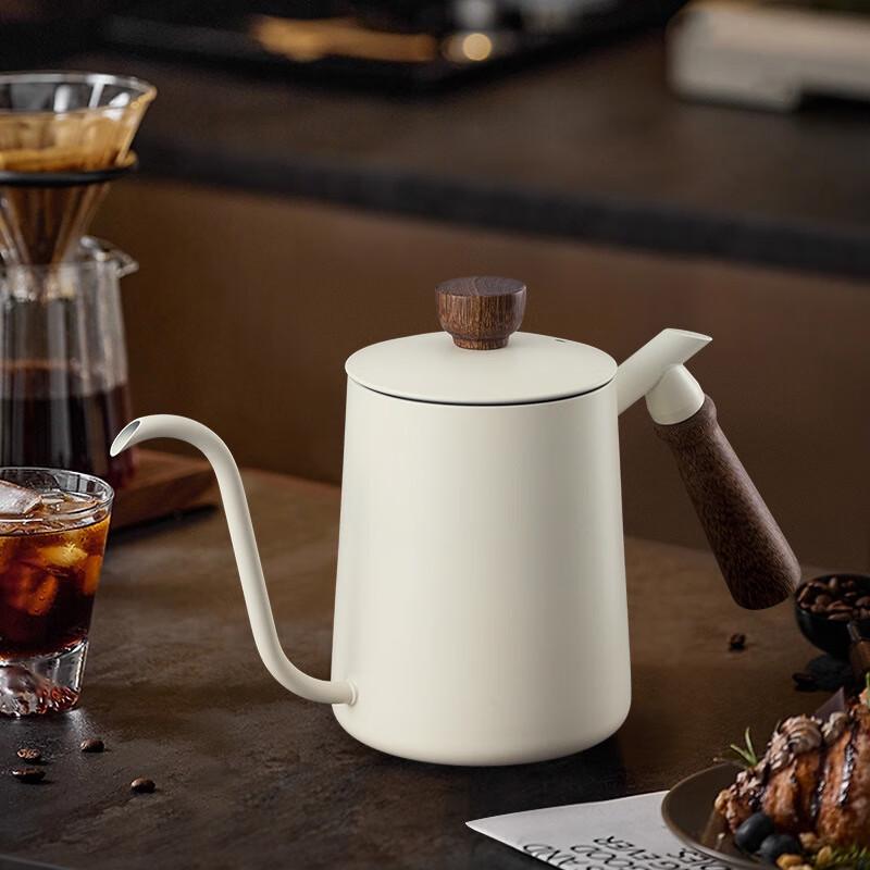 Pabe 600ML Wooden Handle Stainless Steel Pour Over Coffee Kettle