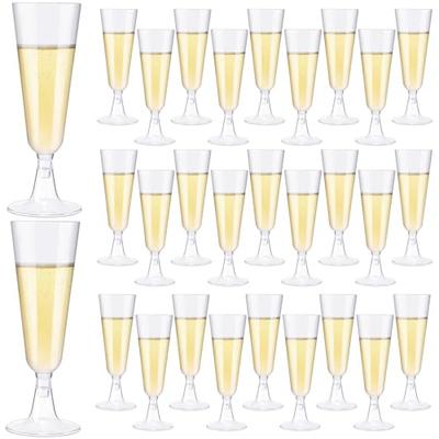 Niesporek Disposable Wine Glasses, 120 Pieces, 150ml Capacity [Japanese Food Standards Certified], Champagne Glasses, Hard Plastic, Red Wine Glasses,