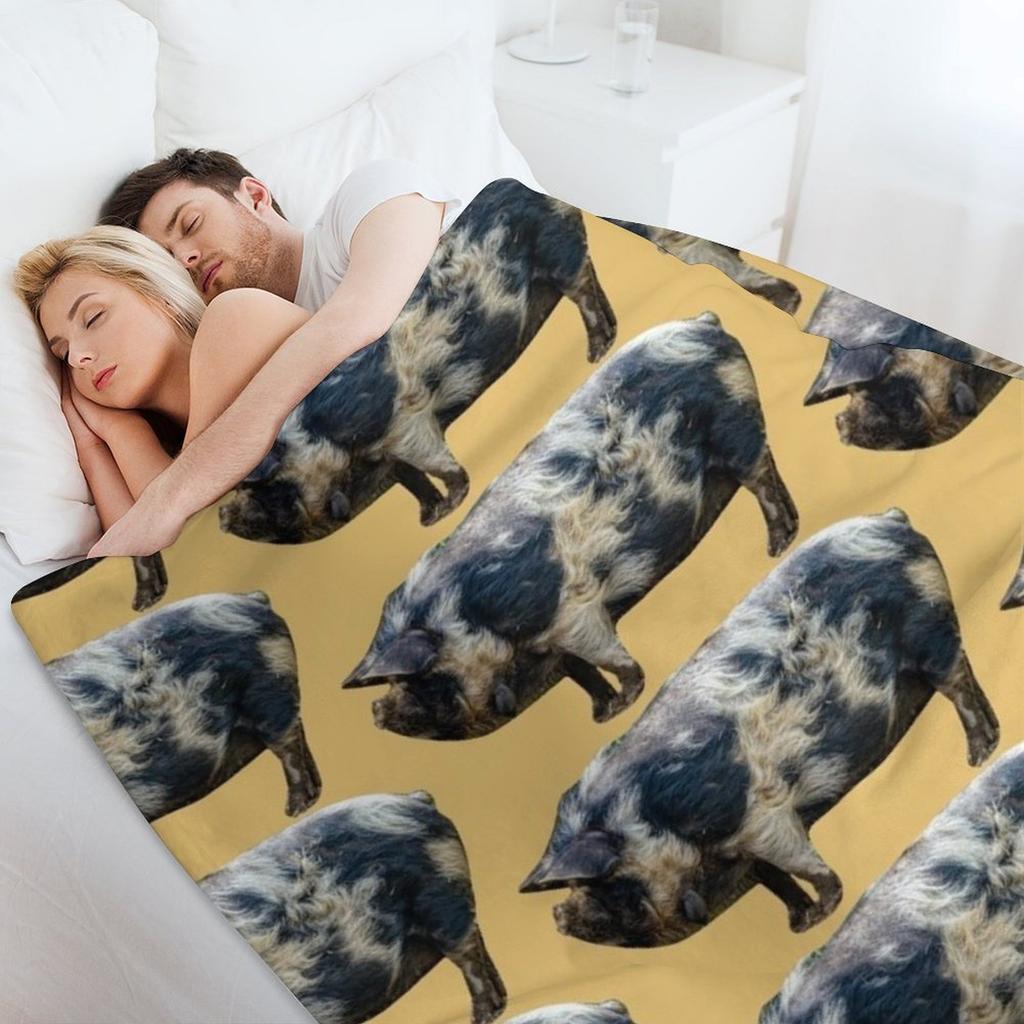 KuneKune pig Throw Blanket Thin for sofa heavy to sleep cosplay anime Blankets