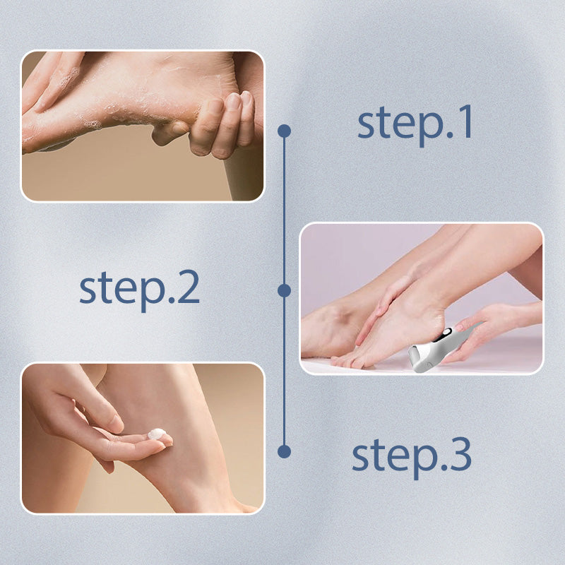 Household Adjustable Electric Foot Callus Remover Waterproof Foot File Grinder Tool for Feet Dry Dead Skin Pedicure Tools