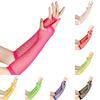 Fishnet Arm Gloves Women Fingerless Gloves Sexy Club Arm Sleeves Party Handwear Fishnet Gloves Music Festival Gloves
