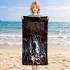 Custom Name Jujutsu Kaisen Stylish Digital Printing Beach Towel Quick‑Drying Absorbent Blanket for Beach Pool Gym Travel