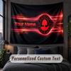 Custom Name Text Tapestry,Nottingham Forest Decorative Wall Hanging, Background Tapestry For Home Bedroom