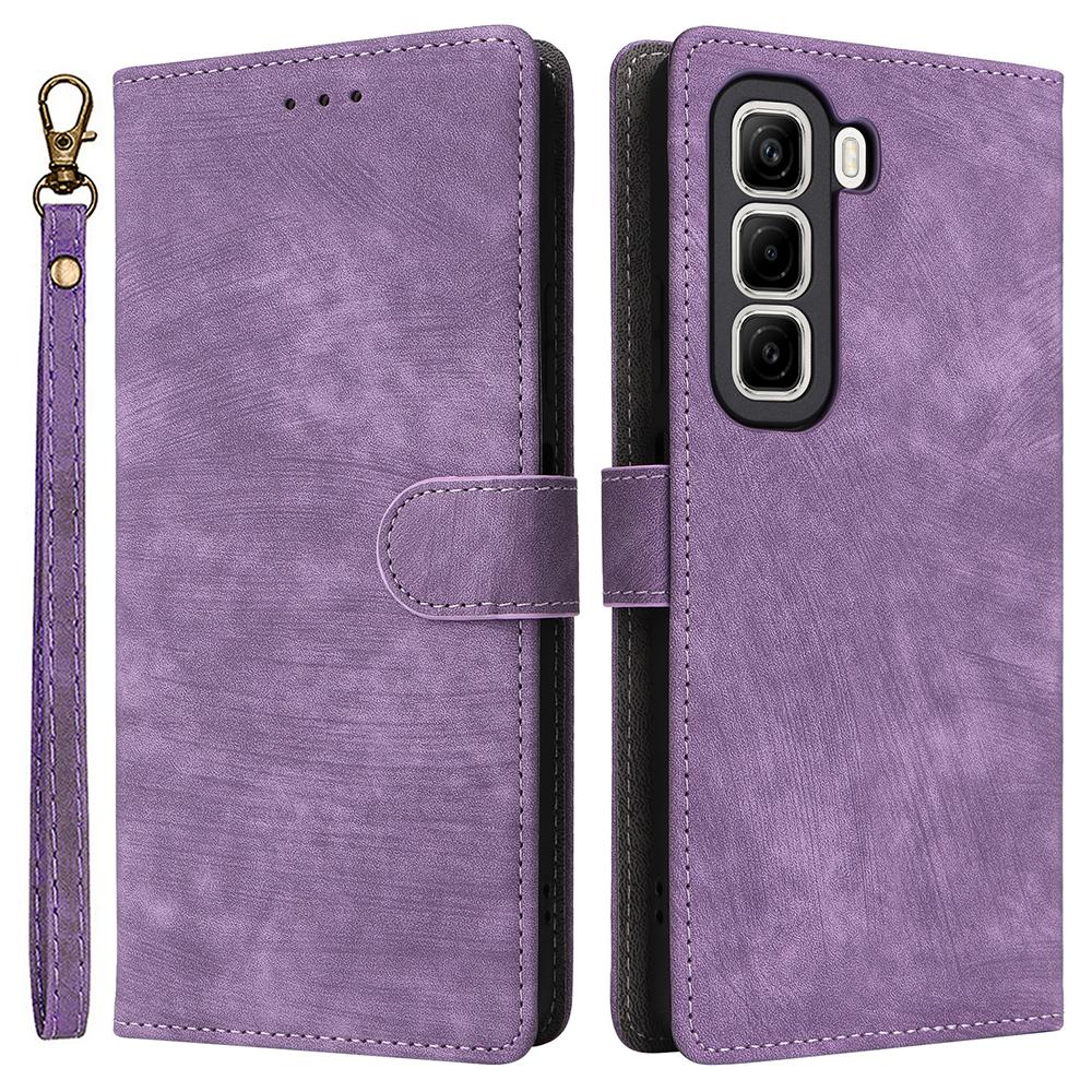 For Infinix Hot 50 5G X6720 Wallet Case RFID Blocking PU Leather Cover Stand View