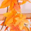 Artificial Maple Leaf Garland Rattan Hanging Vines for Wedding Home Wall Decor