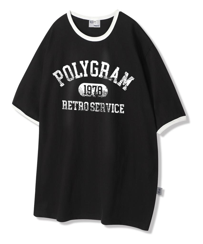 POLYGRAM Retro Service Ringer Short Sleeve T-Shirt - 3 Colors