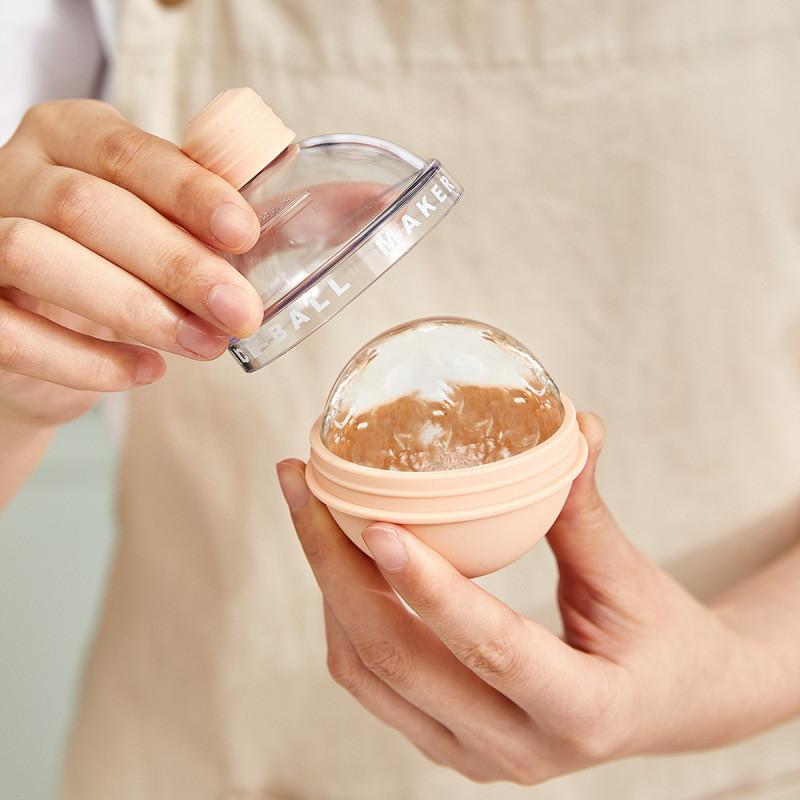 Stampo per Sfere di Ghiaccio in Silicone a Forma di Bolla per Cubetti di Ghiaccio per Uso Domestico e Commerciale