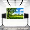Realistic Nature Forest Garden Landscape Tapestry Backdrop Wall Hanging for Home Decor Party Photo Studio Scenic Polyester Print