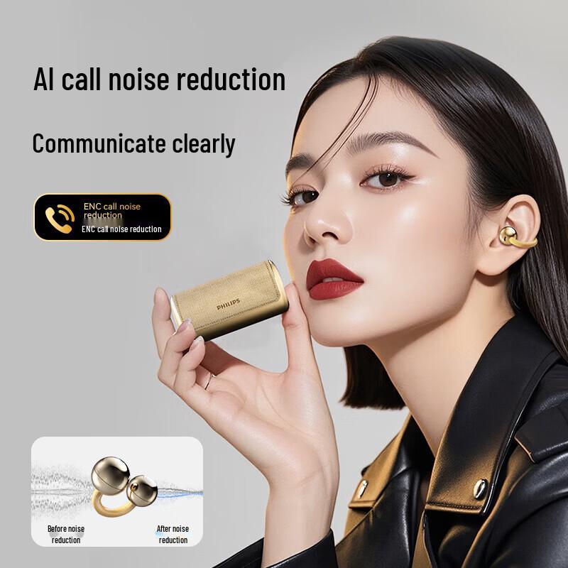 Philips TAQ5020 Open-Ear Bluetooth Ear Clip Headphones