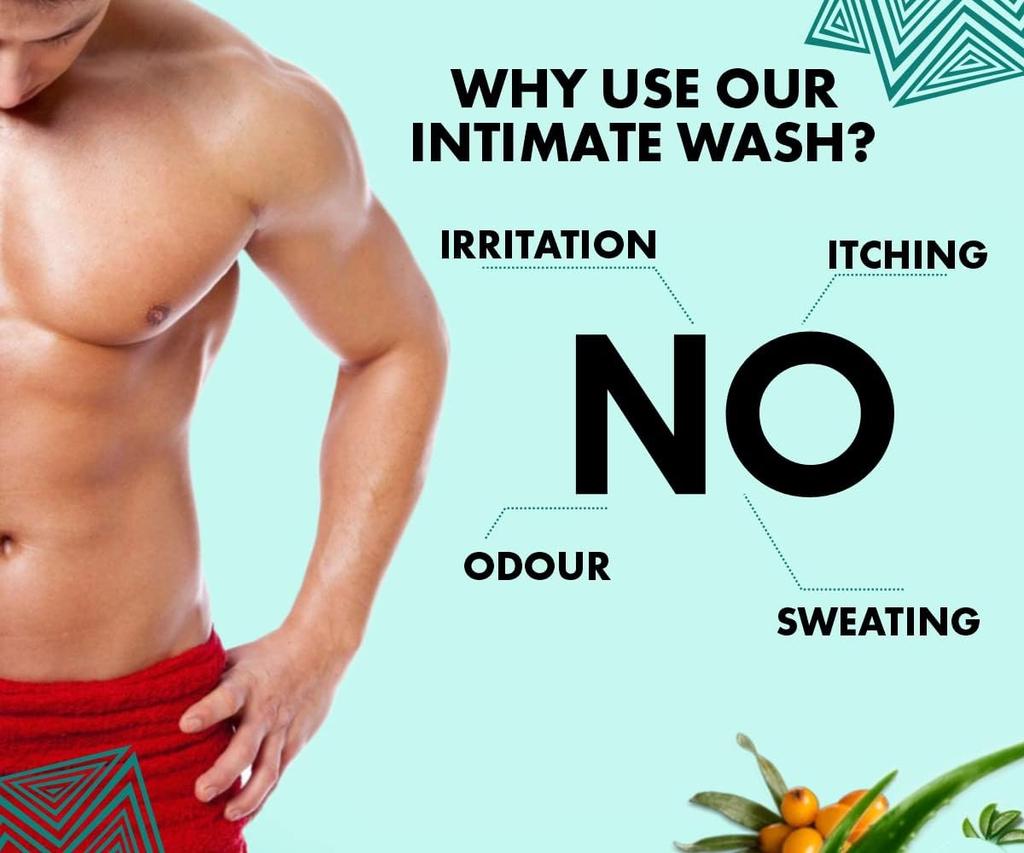 UrbanGabru Intimate Wash For Men 100 Ml Gentle Daily Hygiene Cleanser For Fresh Comfort pH Balanced Care