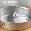 DECHOUS Pot Lid Handle, Pot Lid Knob, Replacement Pot Knob, Stainless Steel Pot Lid Handle, Kitchen Cookware, Pot Lid Accessories