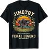 Jimothy Seattle Raccoon Feral Legend Cottagecore Meme T-Shirt