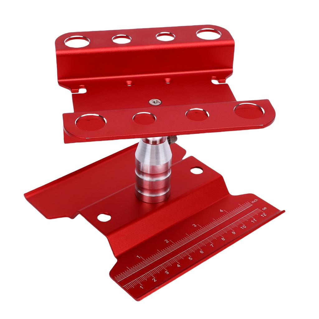 RC Car Work Stand for 1 10 1 8 360 Degree Rotatable Maintenance Workstation Repair Table Red