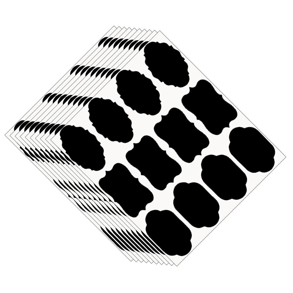 Išgalvotos formos kraft etiketės buteliams 120 vnt. Pagrindinės butelių etiketės konservavimui, laikymo dėžutei ir Kalėdų dovanų pakavimui