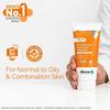 The Derma Co 1% Hyaluronic Sunscreen Aqua Gel | Hydrating, Lightweight & Non-Greasy | Blue Light Protection | 80 g