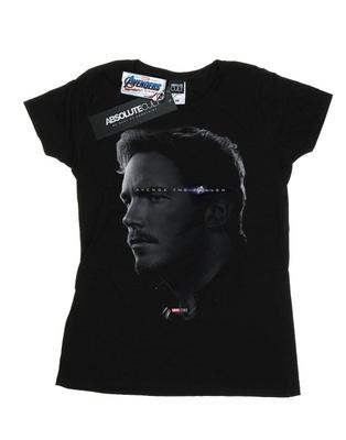 Womens/Ladies Avengers Endgame Avenge The Fallen Star Lord Cotton T-Shirt