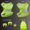 Reflective Vest with Arm Bands Running Gear Ultralight Mesh Safety Vest for Running Cycling Dog Walking Motorcycling