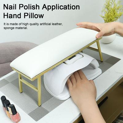 Manicure Hand Pillow Faux Leather User-Friendly Design Support Nails Wrists Anti-Slip Pad Women Accessories