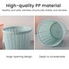 2Pcs Desktop Trash Can Rattan-Like Hollow Design Anti-Aging Mini Desktop Trash Can Compact Size